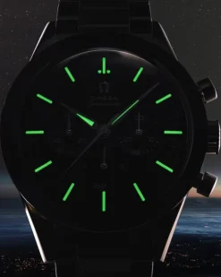 OMEGA Speedmaster Moonwatch Serie Aniversario Cuero Marron