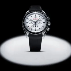 OMEGA Speedmaster Moonwatch Professional Blanco Caucho