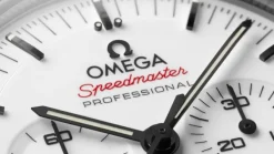 OMEGA Speedmaster Moonwatch Professional Blanco Caucho