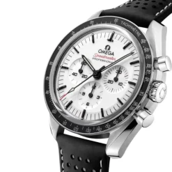 OMEGA Speedmaster Moonwatch Professional Blanco Cuero