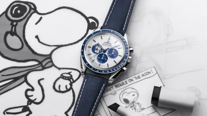 Omega Speedmaster Silver Snoopy Award 50 Aniversario 42 mm
