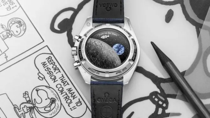 Omega Speedmaster Silver Snoopy Award 50 Aniversario 42 mm