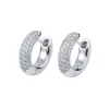 Pendientes de aro en oro blanco y diamantes 0.87 quilates
