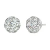 Pendientes de oro blanco y diamantes de 0.91 quilates