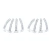 Pendientes de oro blanco y diamantes 0.60 quilates