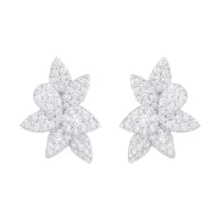 Pendientes de oro blanco y diamantes 3.36 quilates