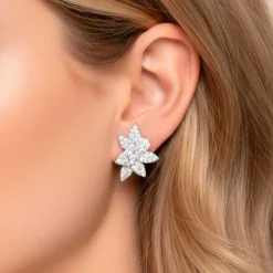 Pendientes de oro blanco y diamantes 3.36 quilates