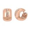 Pendientes de oro rosa con diamantes 0.40 quilates
