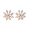 Pendientes de oro rosa con diamantes 1,43 quilates