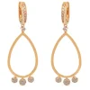 Pendientes de oro rosa y diamantes de 0.74 quilates