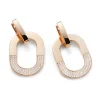 Pendientes Mattioli Aruba de oro rosa y diamantes 1.12 quilates