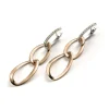 Pendientes Mattioli Hiroko en oro rosa, oro blanco y diamantes blancos