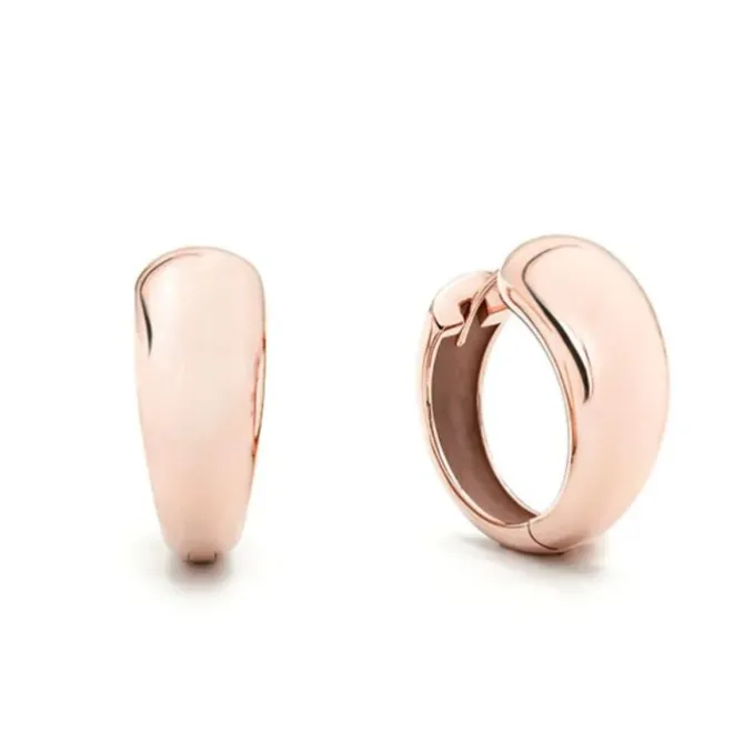 Pendientes Mattioli Hiroko en oro rosa 18k