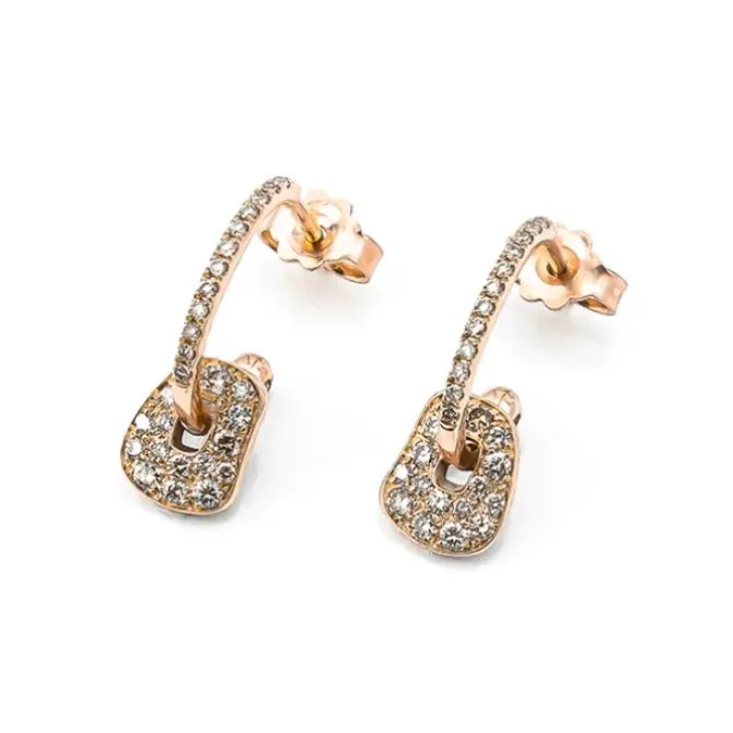 Pendientes Mattioli Mini Puzzle full pavè MOR054R102G