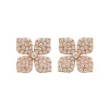 Pendientes oro rosa con diamantes 1.02 quilates