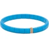 Pulsera de cerámica azul, oro rosa y diamantes