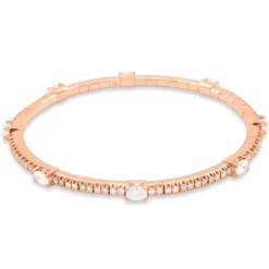 Pulsera de oro rosa con diamantes 1.10 quilates y diamantes brown 0.94 quilates
