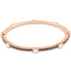 Pulsera de oro rosa con diamantes blancos 1.10 quilates y diamantes negros 1.08 quilates