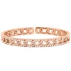 Pulsera de oro rosa y diamantes 1.30 quilates