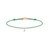 Pulsera La Brune & La Blonde BB verde oro rosa y diamante 0.07 quilates