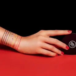 Pulsera La Brune & La Blonde BB beige oro rosa y diamante 0.07 quilates