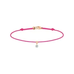 Pulsera La Brune & La Blonde BB rosa oro rosa y diamante 0.10 quilates
