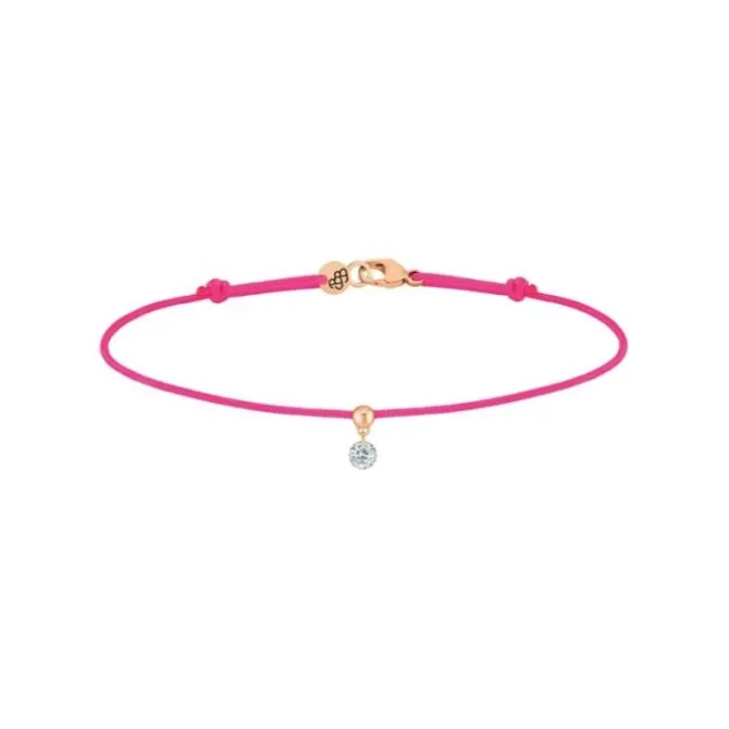 Pulsera La Brune & La Blonde BB rosa oro rosa y diamante 0.10 quilates