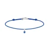 Pulsera La Brune & La Blonde BB azul oro blanco y zafiro 0.15 quilates