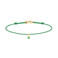 Pulsera La Brune & La Blonde BB oro amarilllo y tsavorita 0.13 quilates