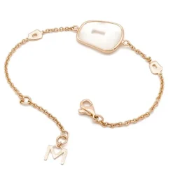 Pulsera Mattioli Puzzle en oro rosa y nácar natural