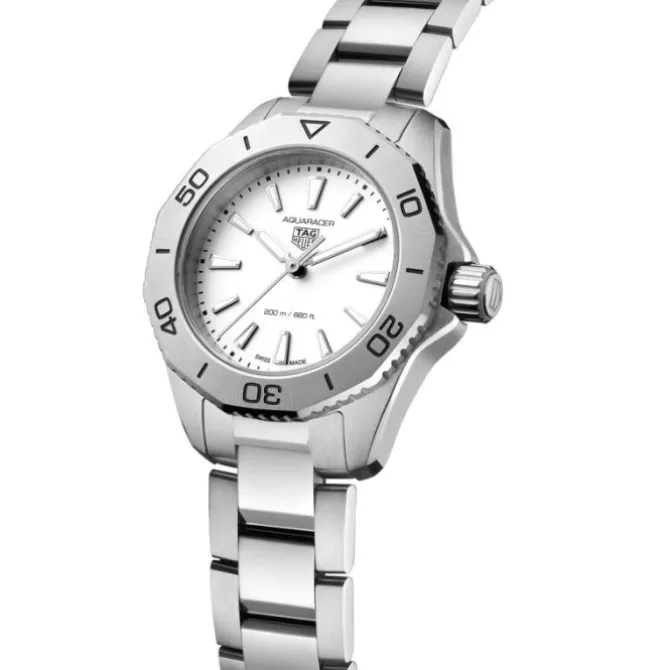TAG Heuer Aquaracer Professional 200 Mujer Plateado 30 mm