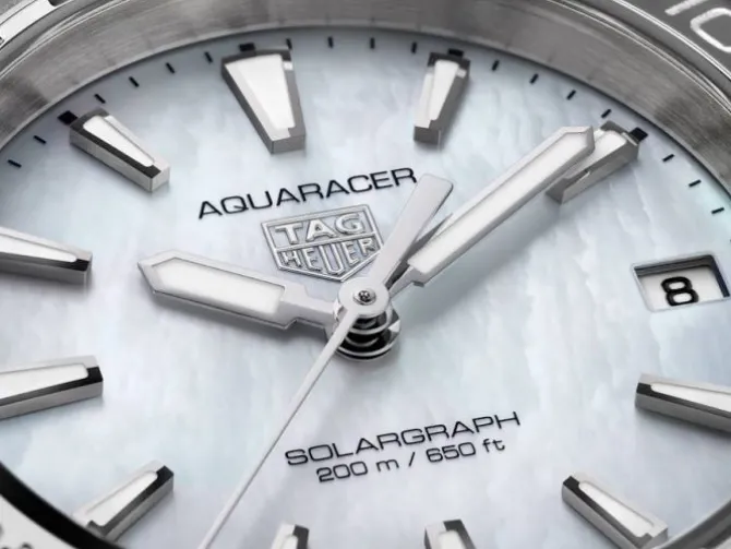 TAG Heuer Aquaracer Solargraph Madre Perla 34mm