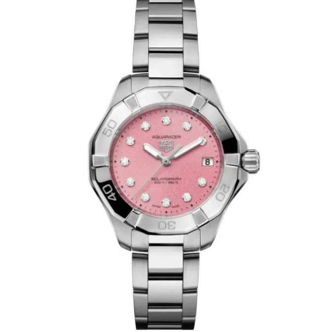 TAG Heuer Aquaracer Solargraph Rosa Diamantes 34mm
