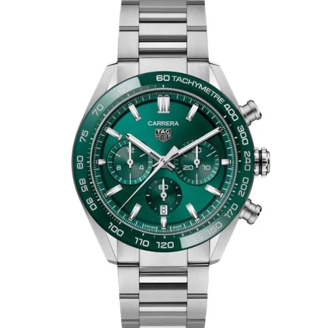 TAG Heuer Carrera Chronograph TH-20-00 Verde 44mm