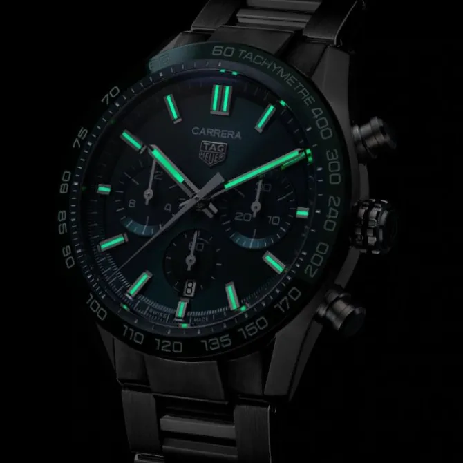 TAG Heuer Carrera Chronograph TH-20-00 Verde 44mm