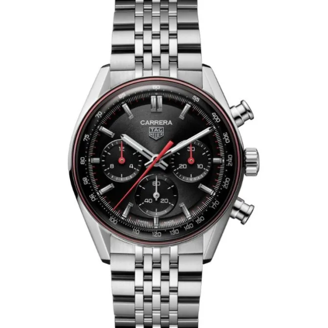 TAG Heuer Carrera Chronograph Glassbox TH20-00 Negro 41 mm