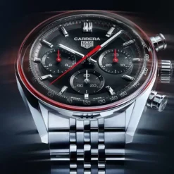 TAG Heuer Carrera Chronograph Glassbox TH20-00 Negro 41 mm