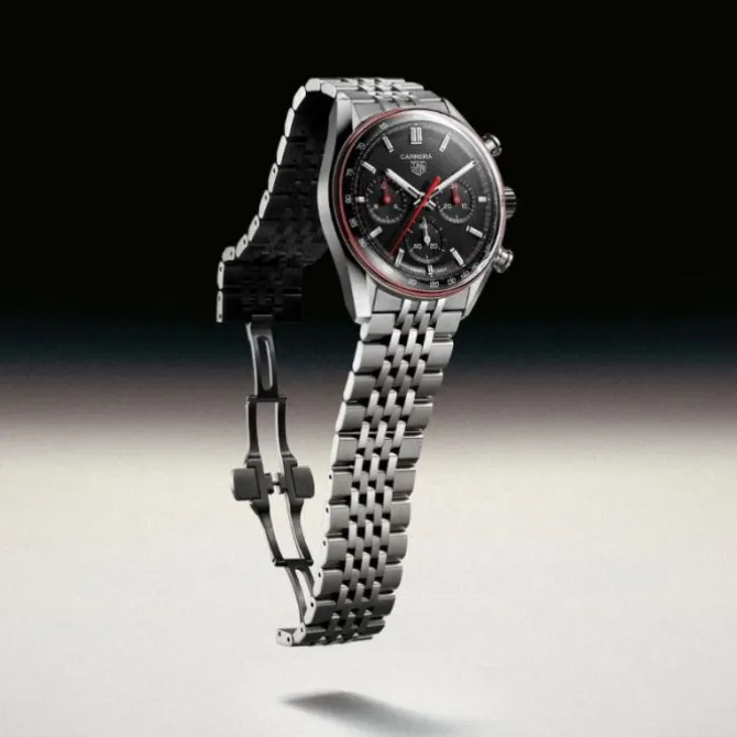 TAG Heuer Carrera Chronograph Glassbox TH20-00 Negro 41 mm