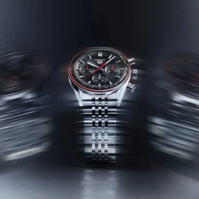 TAG Heuer Carrera Chronograph Glassbox TH20-00 Negro 41 mm