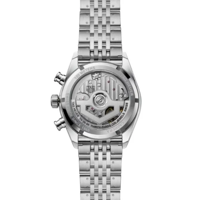 TAG Heuer Carrera Chronograph Glassbox 39 mm Acero Esfera Panda