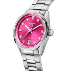 TAG Heuer Carrera Date 36 mm Rosa Diamantes