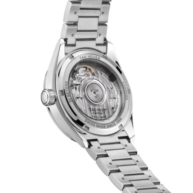 TAG Heuer Carrera Date 36 mm Automático Lila Diamantes