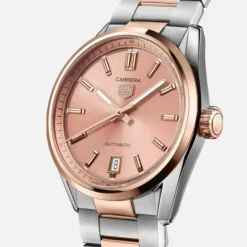 TAG Heuer Carrera Date Automatico 36 mm Acero & Oro Rosa