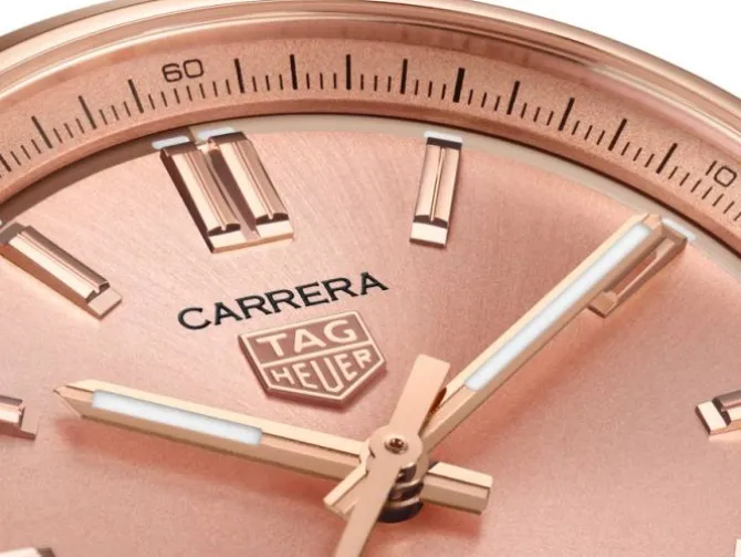 TAG Heuer Carrera Date Automatico 36 mm Acero & Oro Rosa