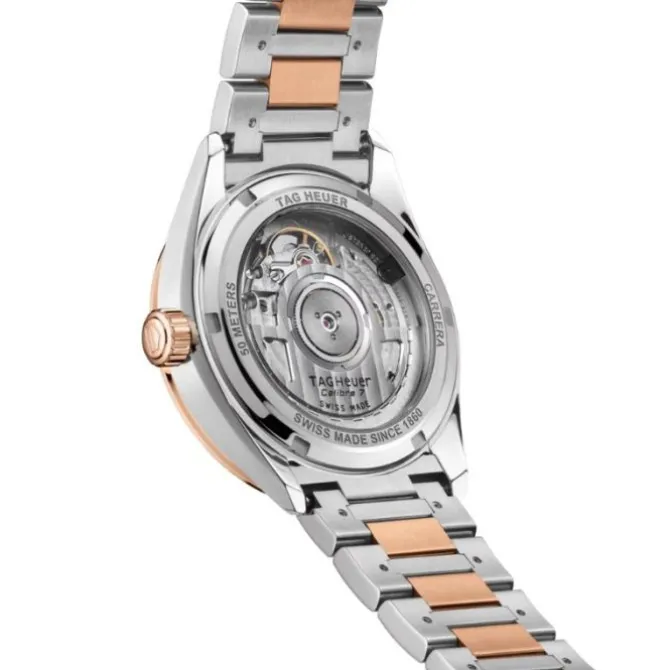 TAG Heuer Carrera Date Automatico 36 mm Acero & Oro Rosa