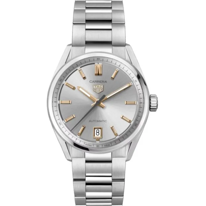 TAG Heuer Carrera Date 36mm Calibre 7 Plata