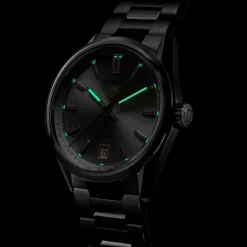 TAG Heuer Carrera Date 36mm Calibre 7 Plata