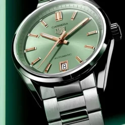 TAG Heuer Carrera Date 36mm Verde Calibre 7 Automático