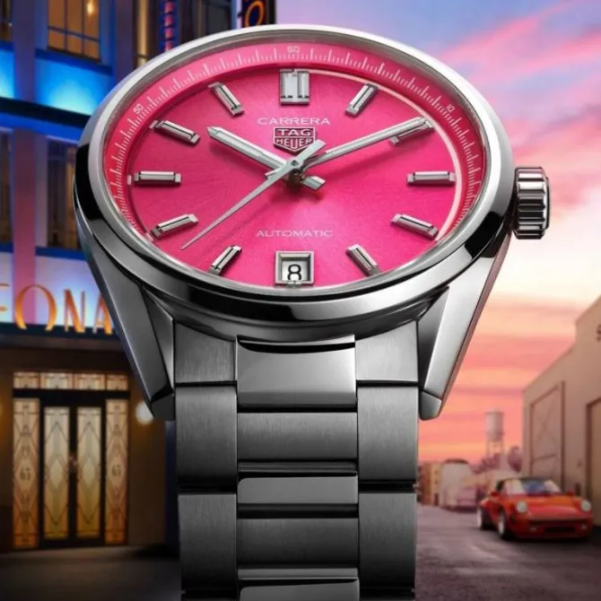 TAG Heuer Carrera Date 36mm Calibre 7 Rosa
