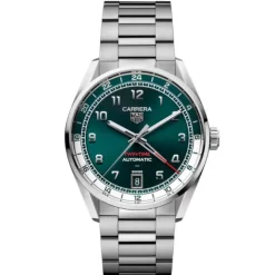 TAG Heuer Carrera Twin-Time Automático 41 mm Verde Teal